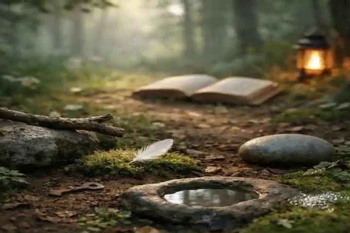 The opening screen of The Six Pages